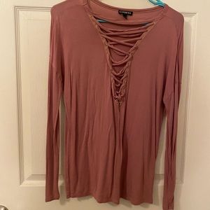 Criss cross long sleeve